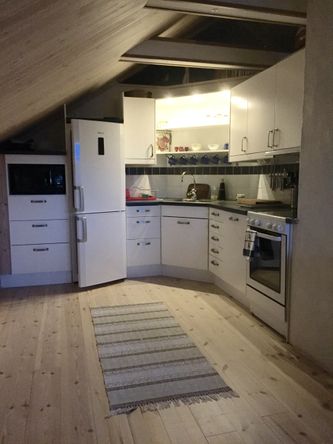Fully equipped kitchen.